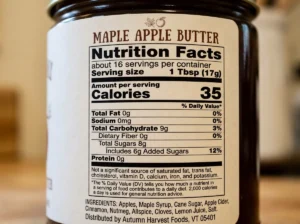 Maple Apple Butter Nutrition Facts