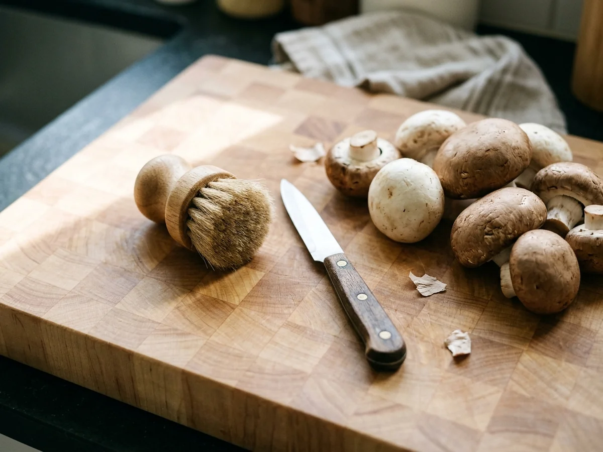 Best Tools for Prep - clean mushrooms