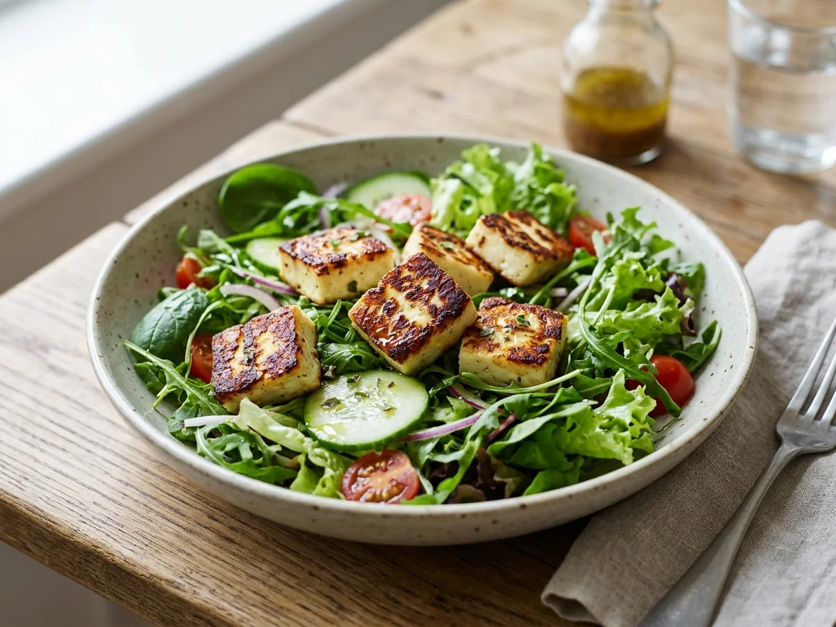 Pairing Grilled Halloumi in Salads - grilled halloumi cheese