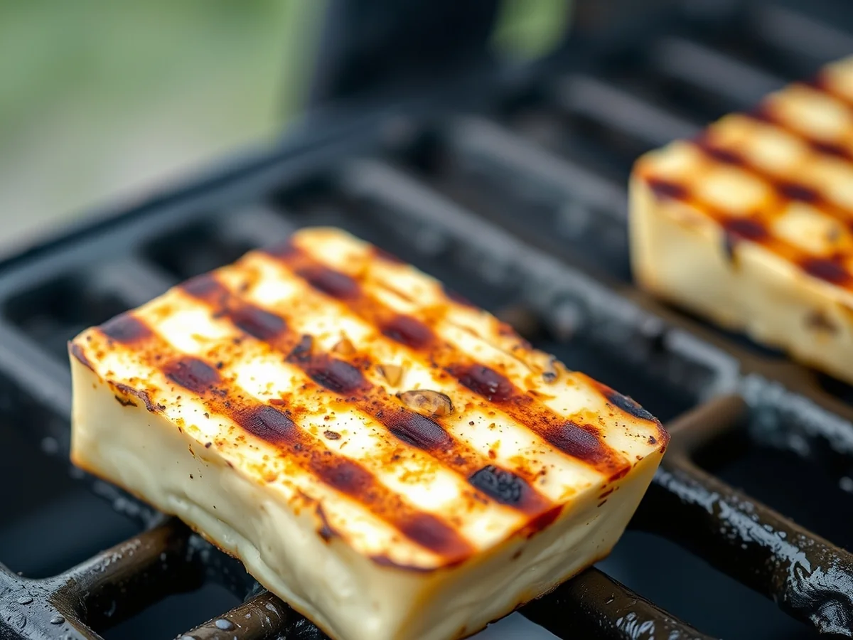 Troubleshooting Sticking and Common Grilling Mishaps - grilled halloumi cheese