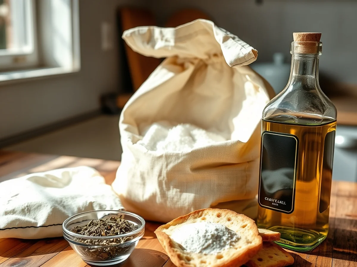 Essential Pantry Ingredients for Crispy Flatbread Crackers - homemade flatbread crackers