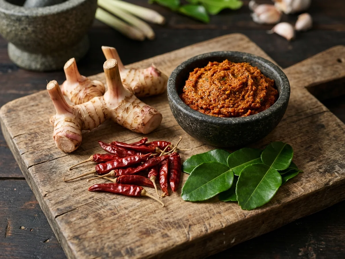 Essential Ingredients Explained - homemade thai curry paste