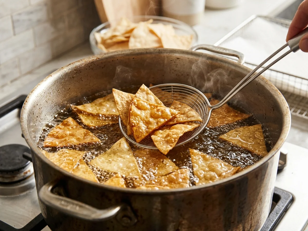 How to Make Homemade Tortilla Chips from Scratch - homemade tortilla chips