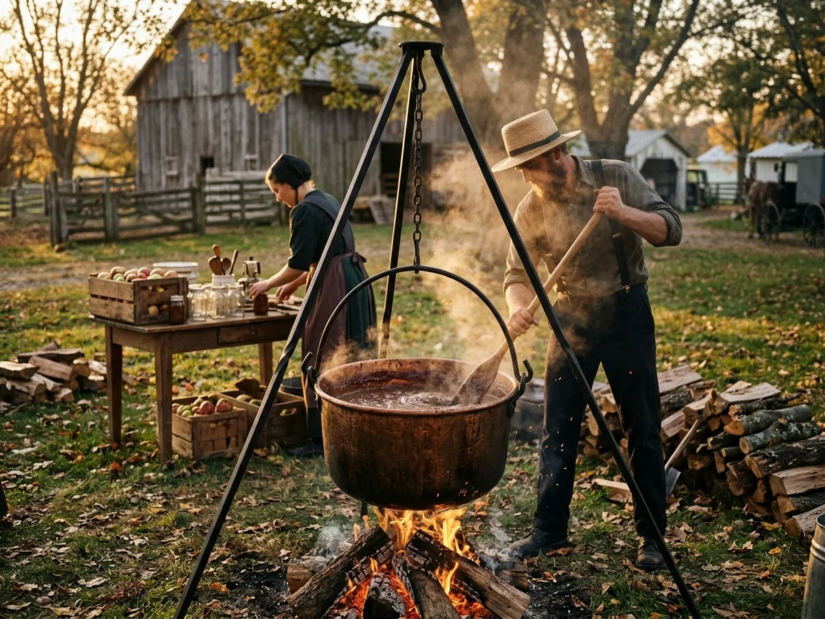 Amish Maple Apple Butter Tradition - maple apple butter