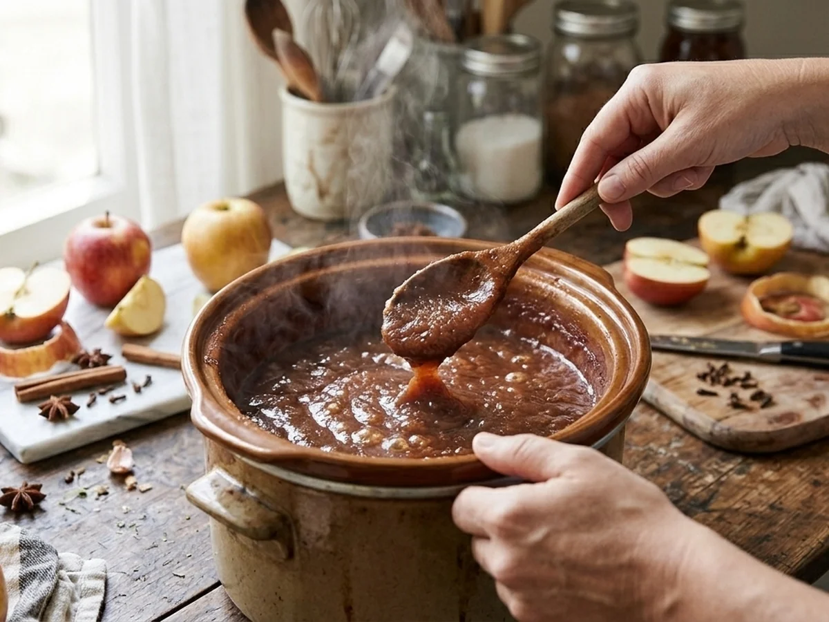 Mastering the Slow Cooker Apple Butter Technique - maple apple butter
