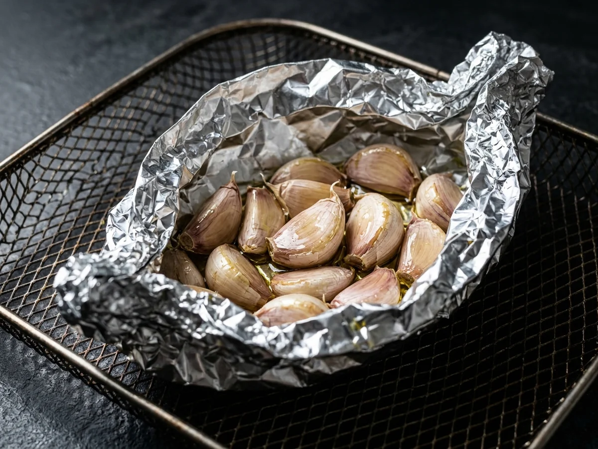 Alternative Methods: Individual Cloves and Air Frying - oven roasted garlic