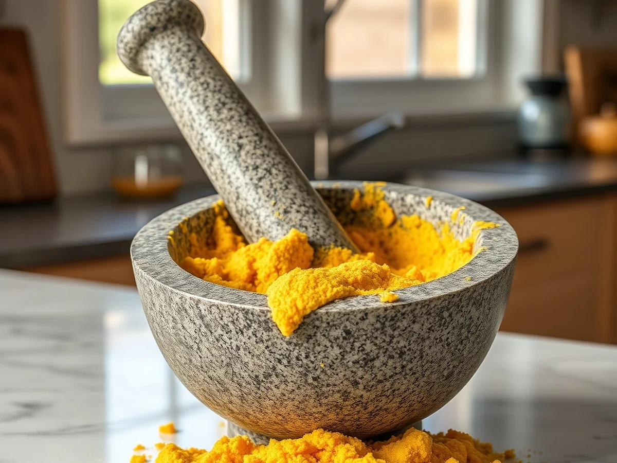 How to Blend Yellow Paste - thai yellow curry paste